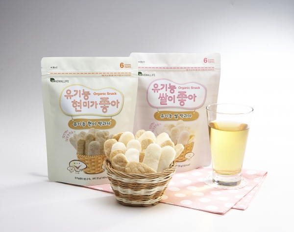 친환경쌀과자 수출
