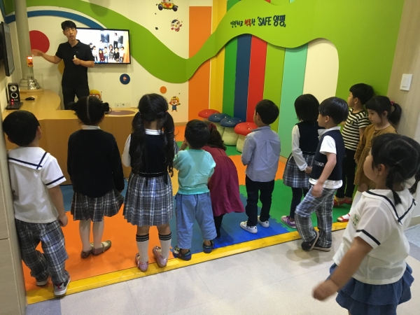 통합관제센터 어린이 안전체험교육 현장