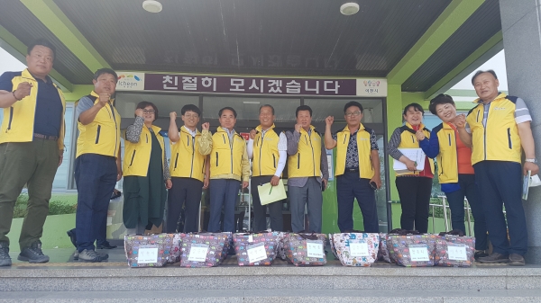 모가면지역사회보장협의체 특화사업 ‘건강음료배당사업’ 시작