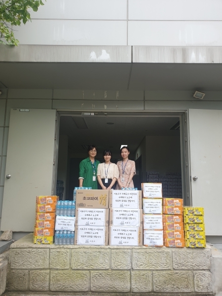 서울 서초구, 13일 이천시에 생필품 지원