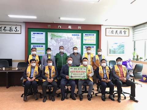 "이천라이온스클럽 “사랑의 체온계 전달”