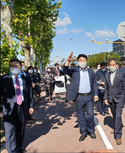 이천 역전 가는 길 ‘플라타너스 공원을 조성하