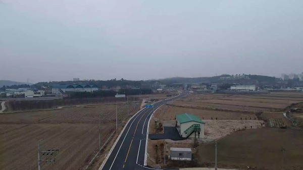 초지-장평간 도로확포장공사