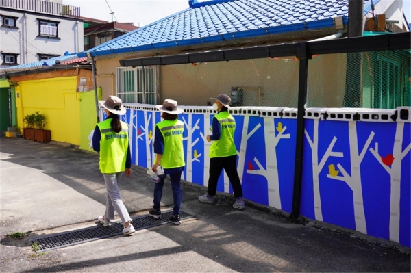 2020년 창전동 행복마을 지킴이들의 마을 순찰활동